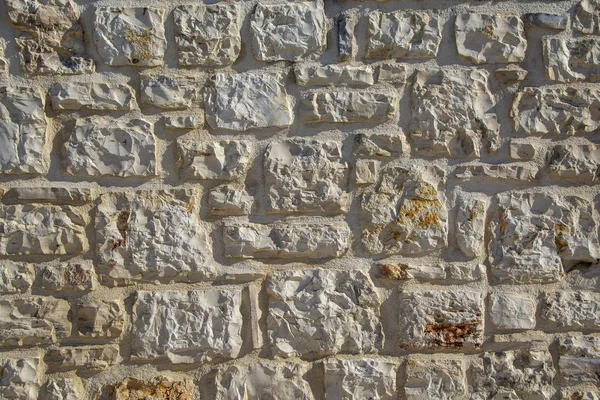 Fondo Pared Piedras Beige Blanco Textura Diseño Estilo Moderno Espacio — Foto de Stock