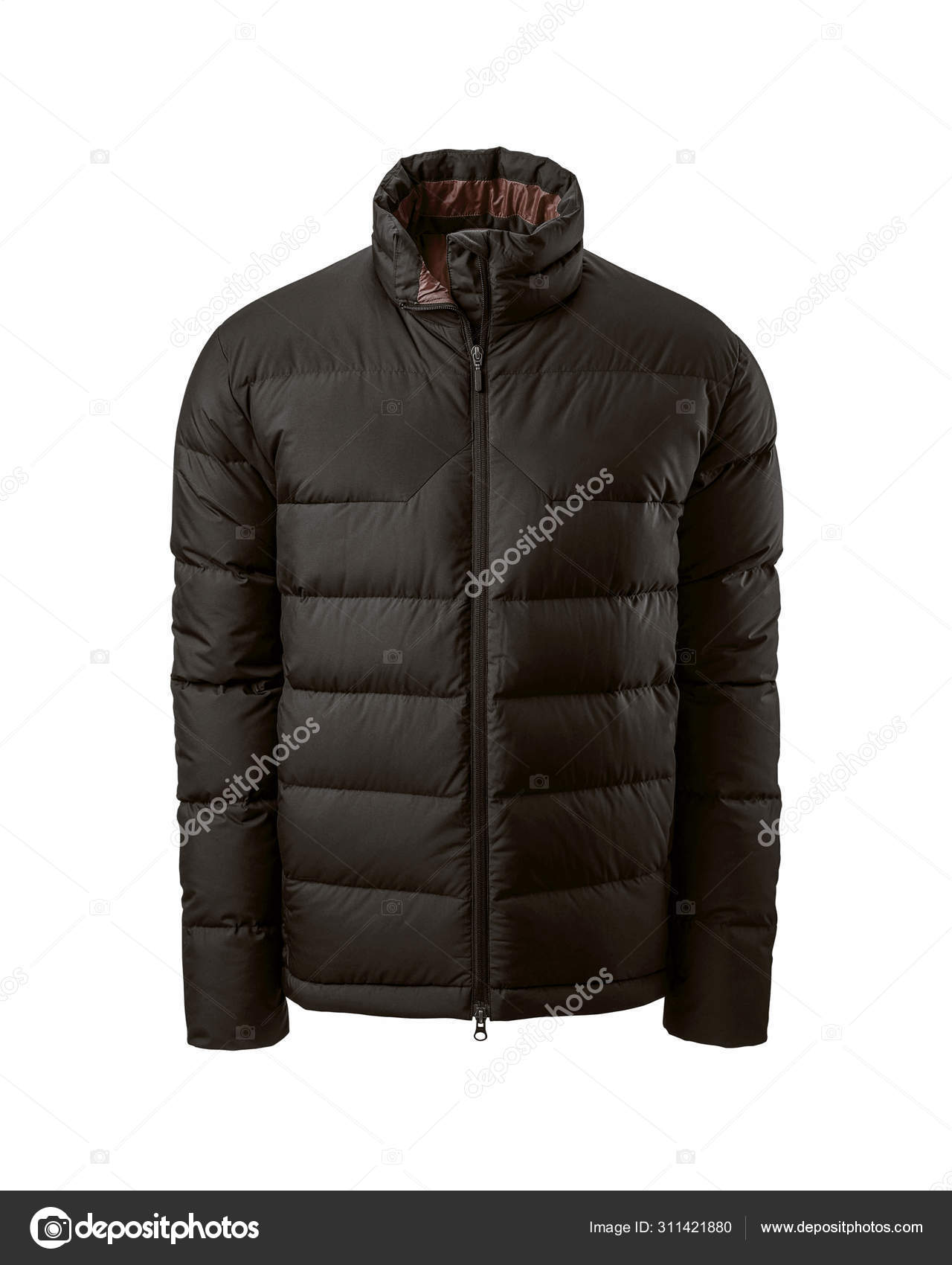 Brown Walmart Mens Sport Jackets Men's Brown Warm Sport Puffer