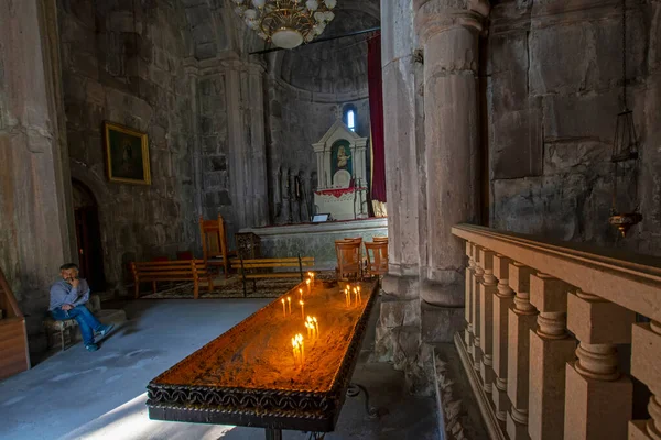 Tavush Provinsen Armenien Augusti 2020 Inredning Huvudtemplet Astvatsatsin Kloster Makaravank — Stockfoto