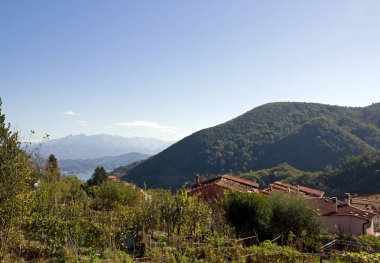 Biassa köyü yakınındaki Spezzia (Liguria İtalya). 