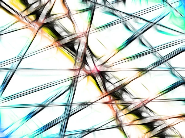 chaotic lines, abstract multicolored lines background, design concept