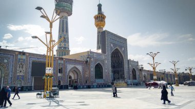 Meşhed, Iran, 13 Mayıs 2018: en kutsal kentin İran - Mashhad dimension Haram maşık ve Imam rıza Tapınak, dünyanın en büyük Camisi.