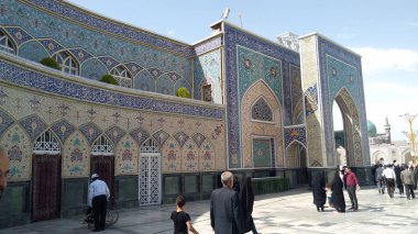 Meşhed, Iran, 13 Mayıs 2018: en kutsal kentin İran - Mashhad dimension Haram maşık ve Imam rıza Tapınak, dünyanın en büyük Camisi.