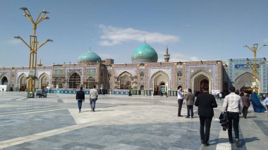 Meşhed, Iran, 13 Mayıs 2018: en kutsal kentin İran - Mashhad dimension Haram maşık ve Imam rıza Tapınak, dünyanın en büyük Camisi.