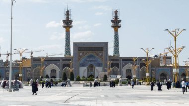 Meşhed, Iran, 13 Mayıs 2018: en kutsal kentin İran - Mashhad dimension Haram maşık ve Imam rıza Tapınak, dünyanın en büyük Camisi.