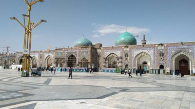 Meşhed, Iran, 13 Mayıs 2018: en kutsal kentin İran - Mashhad dimension Haram maşık ve Imam rıza Tapınak, dünyanın en büyük Camisi.