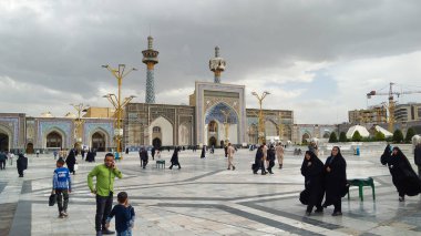 Meşhed, Iran, 13 Mayıs 2018: en kutsal kentin İran - Mashhad dimension Haram maşık ve Imam rıza Tapınak, dünyanın en büyük Camisi.