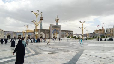 Meşhed, Iran, 13 Mayıs 2018: en kutsal kentin İran - Mashhad dimension Haram maşık ve Imam rıza Tapınak, dünyanın en büyük Camisi.