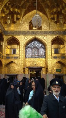 Meşhed, Iran, 13 Mayıs 2018: en kutsal kentin İran - Mashhad dimension Haram maşık ve Imam rıza Tapınak, dünyanın en büyük Camisi.