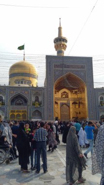 Meşhed, Iran, 13 Mayıs 2018: en kutsal kentin İran - Mashhad dimension Haram maşık ve Imam rıza Tapınak, dünyanın en büyük Camisi.