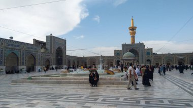 Meşhed, Iran, 13 Mayıs 2018: en kutsal kentin İran - Mashhad dimension Haram maşık ve Imam rıza Tapınak, dünyanın en büyük Camisi.