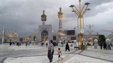 Meşhed, Iran, 13 Mayıs 2018: en kutsal kentin İran - Mashhad dimension Haram maşık ve Imam rıza Tapınak, dünyanın en büyük Camisi.