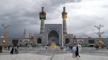 Meşhed, Iran, 13 Mayıs 2018: en kutsal kentin İran - Mashhad dimension Haram maşık ve Imam rıza Tapınak, dünyanın en büyük Camisi.