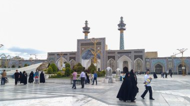 Meşhed, Iran, 13 Mayıs 2018: en kutsal kentin İran - Mashhad dimension Haram maşık ve Imam rıza Tapınak, dünyanın en büyük Camisi.