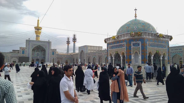 Mashhad Iran May 2018 Haram Comple Imam Reza Shrine Largest — Stock Photo, Image