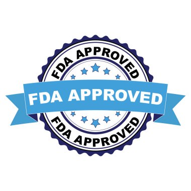Fda onaylı konsepti ile mavi siyah lastik damgası