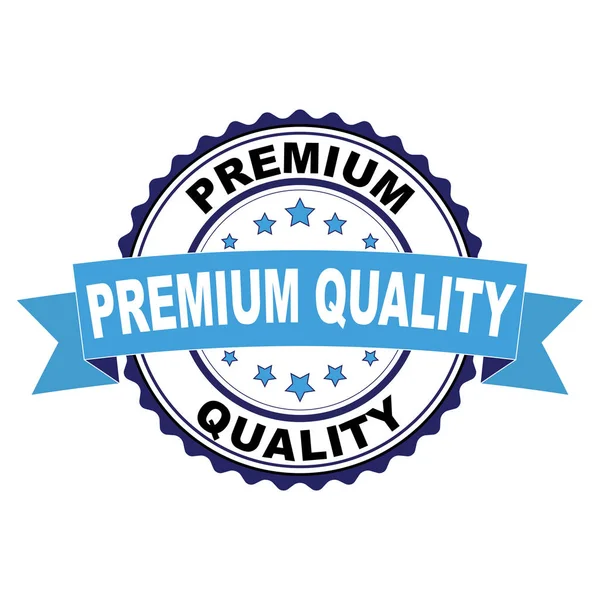 Premium kalite anlayışı ile mavi siyah lastik damgası