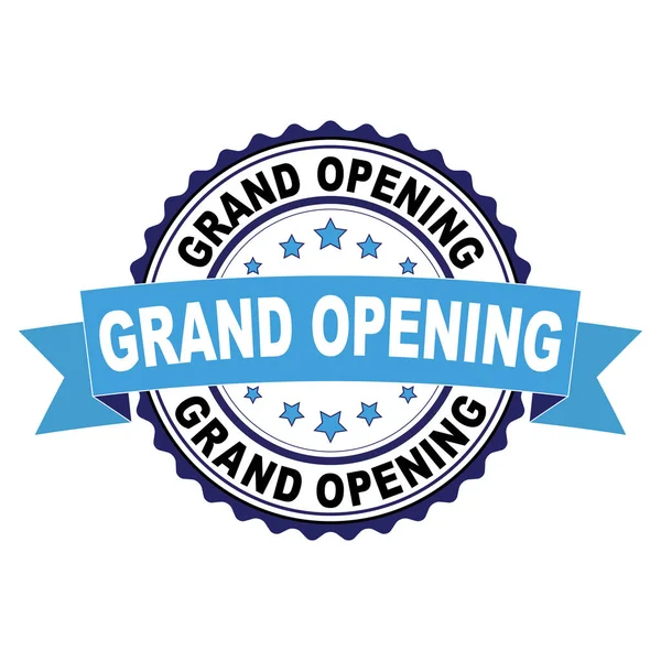 Büyük açılış konsepti ile mavi siyah lastik damgası