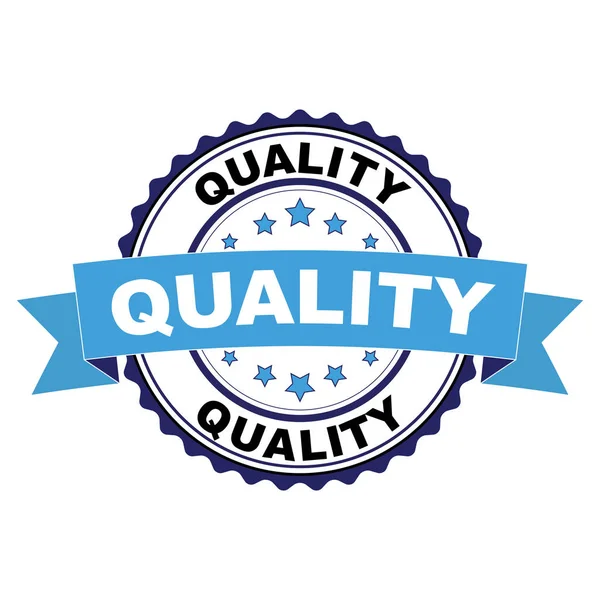 Mavi siyah lastik damgası kalite anlayışı ile