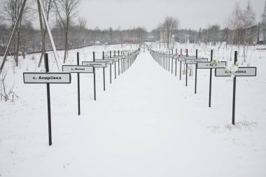 Kışın Çernobil dışlama bölgesi, Ukrayna