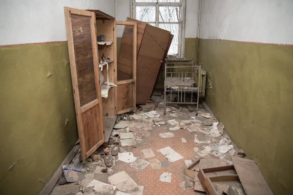 Scuola Materna Nella Zona Esclusione Chernobyl Ucraina — Foto Stock