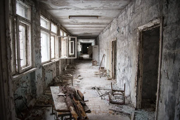 Chernobil Anos Após Desastre Nuclear — Fotografia de Stock