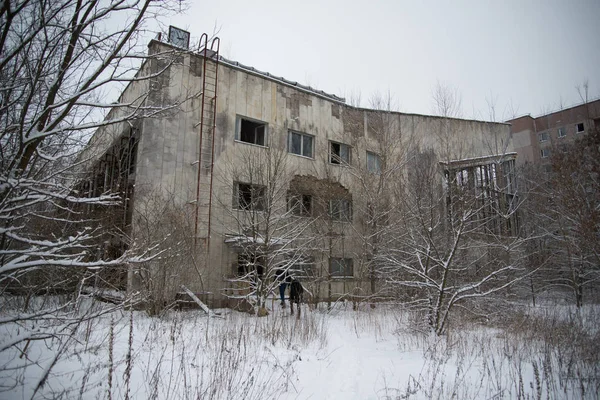 Scuola Materna Nella Zona Esclusione Chernobyl Ucraina — Foto Stock