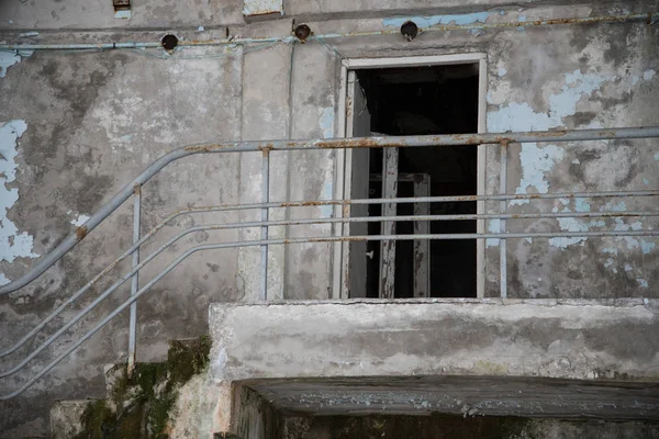 Interior Abandoned Trainer Room Chernobyl — Stock Photo, Image