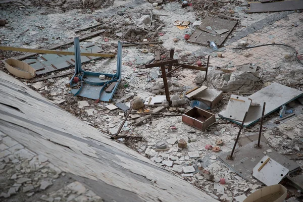 Scuola Materna Nella Zona Esclusione Chernobyl Ucraina — Foto Stock