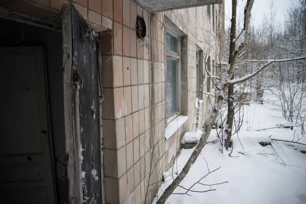 Scuola Materna Nella Zona Esclusione Chernobyl Ucraina — Foto Stock