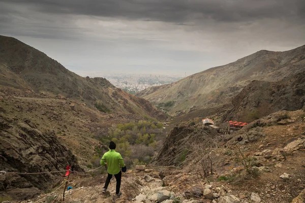 Darband Írán Dubna 2018 Trek Horu Tochal Vesnice Darband Severním — Stock fotografie