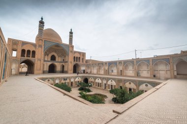 Keşan, İran, 29 Nisan 2018: Keşan'da Ağa Bozorg Camii, İran