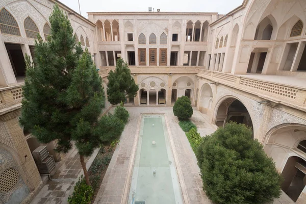 Kashan Iran April 2018 Abbasian Abbasi House Large Traditional Historical — Stock Photo, Image