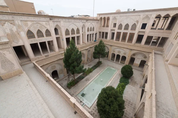 Kashan Iran April 2018 Abbasian Abbasi House Large Traditional Historical — Stock Photo, Image