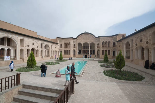Kashan Iran April 2018 Tabatabaei Historical House Kashan Iran Built — Stock Photo, Image