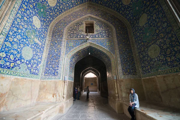 Isfahan Iran Maj 2018 Jameh Moskén Isfahan Fredagsmoskén Den Äldsta — Stockfoto