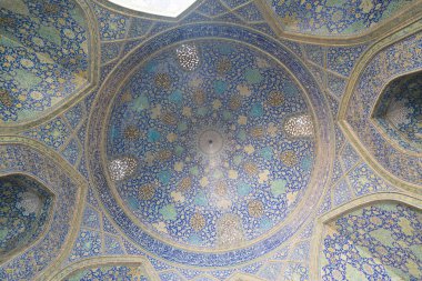 Isfahan, Iran - 29 Nisan 2018: Şah Camii olarak da bilinir Royal Camii Imam Camii, UNESCO Dünya Miras Listesi ve bu olup ayakta Iran, Imam kare, Isfahan en eski camilerinden