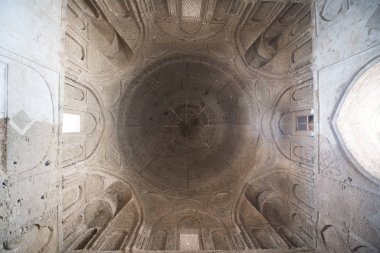 Isfahan, Iran - 29 Nisan 2018: Şah Camii olarak da bilinir Royal Camii Imam Camii, UNESCO Dünya Miras Listesi ve bu olup ayakta Iran, Imam kare, Isfahan en eski camilerinden