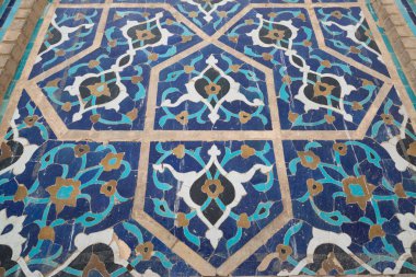 Isfahan, Iran - 29 Nisan 2018: Şah Camii olarak da bilinir Royal Camii Imam Camii, UNESCO Dünya Miras Listesi ve bu olup ayakta Iran, Imam kare, Isfahan en eski camilerinden
