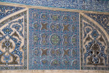 Isfahan, Iran - 29 Nisan 2018: Şah Camii olarak da bilinir Royal Camii Imam Camii, UNESCO Dünya Miras Listesi ve bu olup ayakta Iran, Imam kare, Isfahan en eski camilerinden