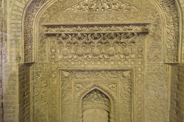 Isfahan, Iran - 29 Nisan 2018: Şah Camii olarak da bilinir Royal Camii Imam Camii, UNESCO Dünya Miras Listesi ve bu olup ayakta Iran, Imam kare, Isfahan en eski camilerinden