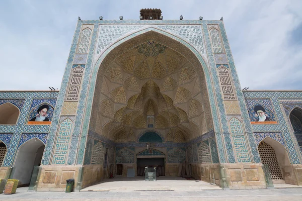Isfahan, Iran - 29 Nisan 2018: Şah Camii olarak da bilinir Royal Camii Imam Camii, UNESCO Dünya Miras Listesi ve bu olup ayakta Iran, Imam kare, Isfahan en eski camilerinden