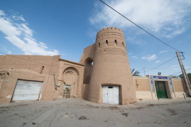 Yezd, İran, 5 Mayıs 2018: Yezd Cemeh Camii (Mescid-i Cemeh)