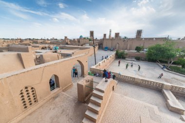 Yezd, İran, 5 Mayıs 2018: Yezd Cemeh Camii (Mescid-i Cemeh)