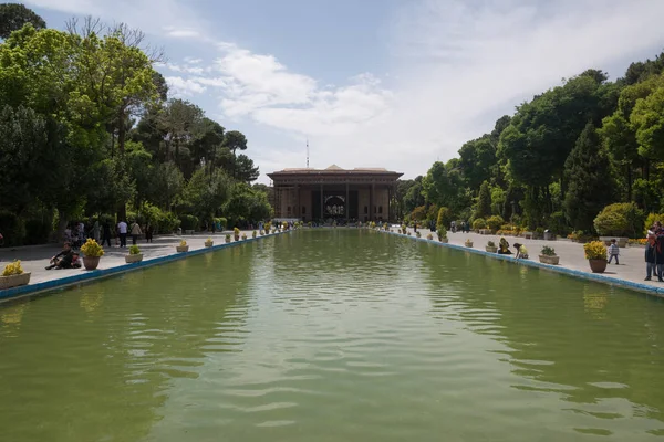 Esfahan Ιράν Απριλίου 2018 Θέα Από Παλάτι Τσέχελ Σοτούν Στο — Φωτογραφία Αρχείου