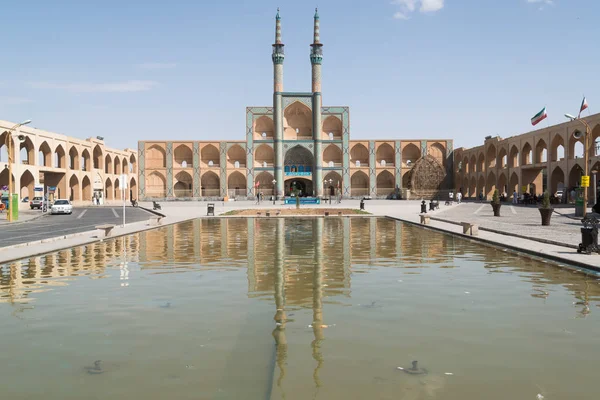 Yazd Irán Mayo 2018 Mezquita Jameh Yazd Masjid Jameh — Foto de Stock