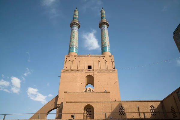 Yazd Iran May 2018 Jameh Mosque Yazd Masjid Jameh — Stock Photo, Image