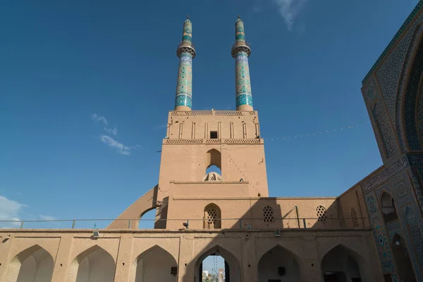 Язд Іран Травня 2018 Jameh Мечеть Мечеть Джаех — стокове фото
