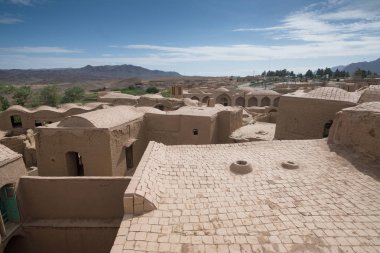 Rayen Castle (Arg-e Rayen in Persian) is an ancient adobe castle in Kerman province, Iran. clipart