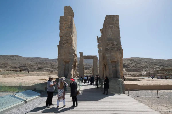Persépolis Irã Maio 2018 Persépolis Capital Antigo Reino Aquemênida Visão — Fotografia de Stock